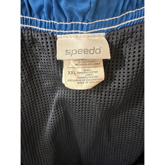 SPEEDO Size XXL Dark Blue Bathing Suit Swim Trunks Men's - Picture 2 of 3